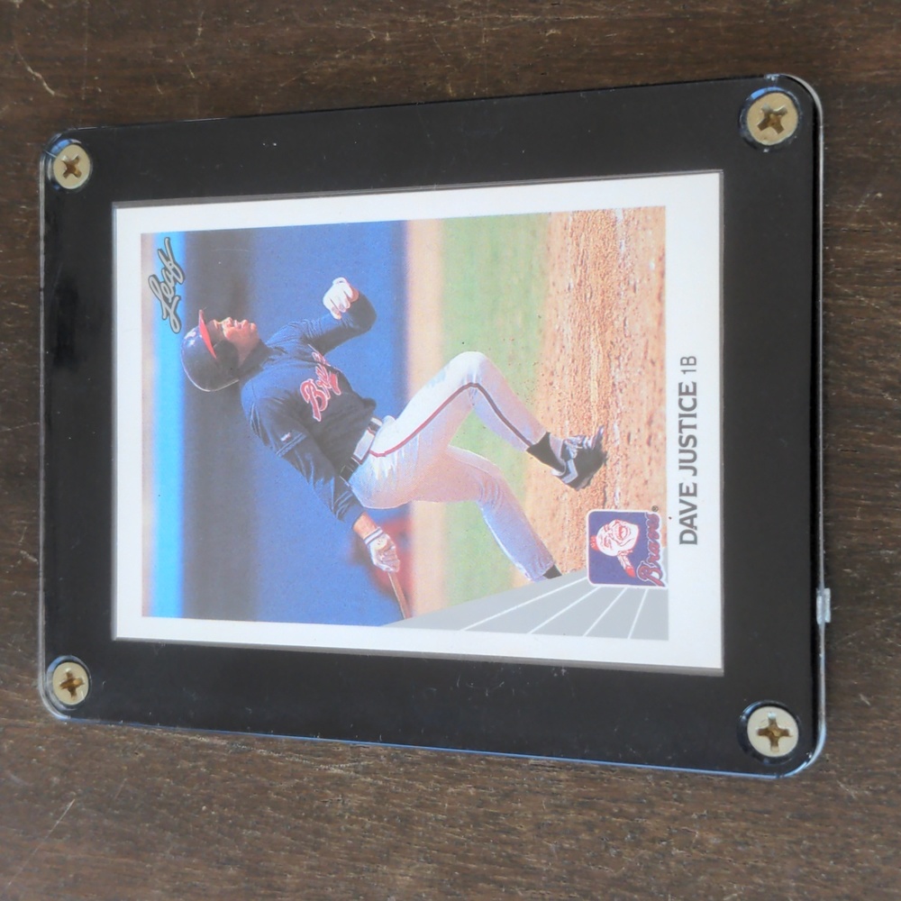 1990 Leaf #297 Dave Justice